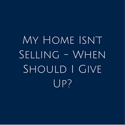 My Home Isn't Selling